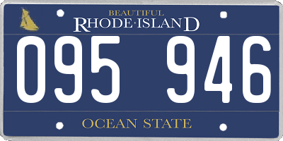 RI license plate 095946