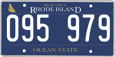 RI license plate 095979