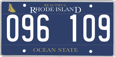 RI license plate 096109