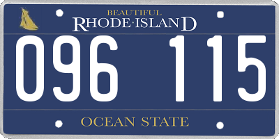 RI license plate 096115