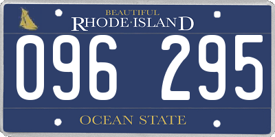 RI license plate 096295