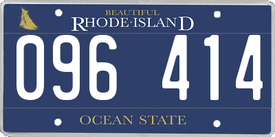RI license plate 096414