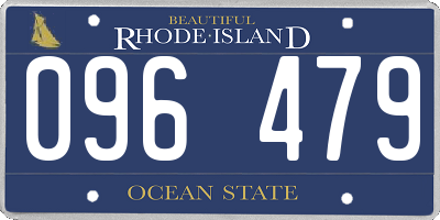 RI license plate 096479