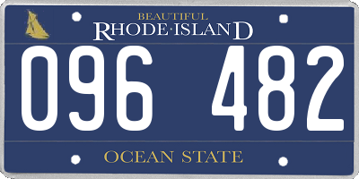 RI license plate 096482