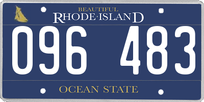 RI license plate 096483