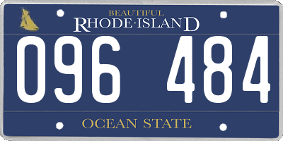 RI license plate 096484