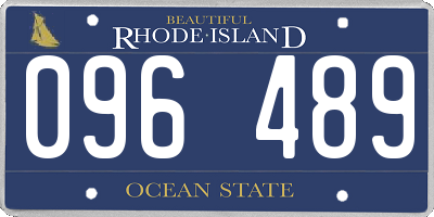 RI license plate 096489