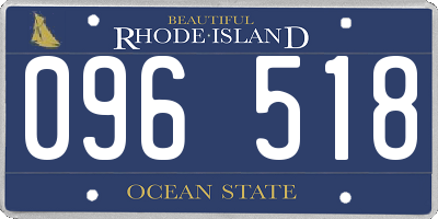 RI license plate 096518