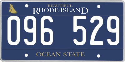 RI license plate 096529