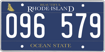 RI license plate 096579