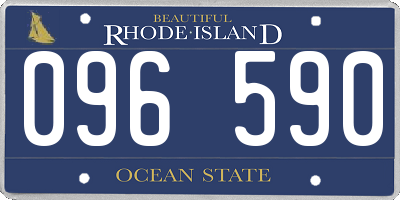 RI license plate 096590