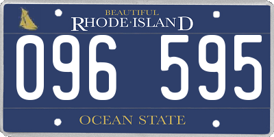 RI license plate 096595