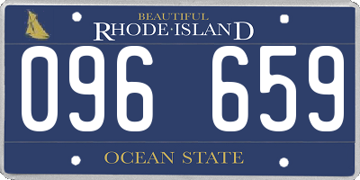 RI license plate 096659