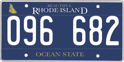 RI license plate 096682