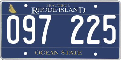 RI license plate 097225