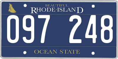 RI license plate 097248
