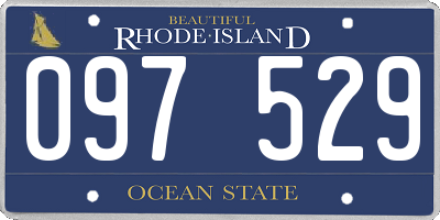 RI license plate 097529