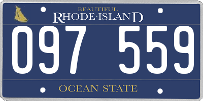 RI license plate 097559
