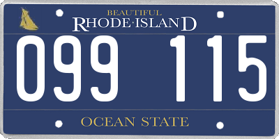 RI license plate 099115
