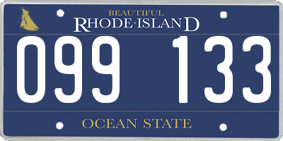RI license plate 099133