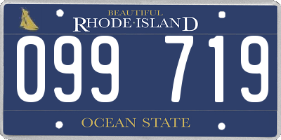 RI license plate 099719
