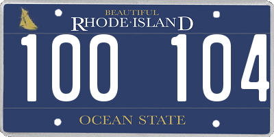 RI license plate 100104