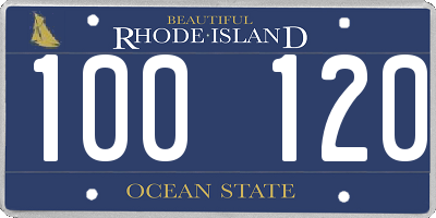 RI license plate 100120