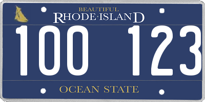 RI license plate 100123