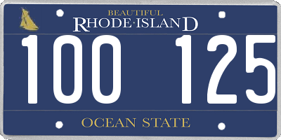 RI license plate 100125