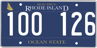 RI license plate 100126