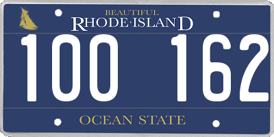 RI license plate 100162