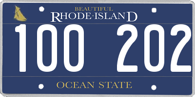 RI license plate 100202