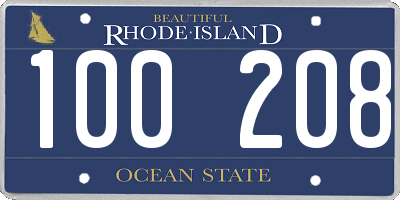 RI license plate 100208