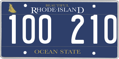 RI license plate 100210