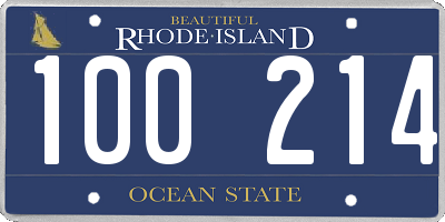 RI license plate 100214