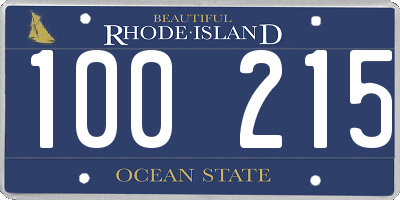 RI license plate 100215