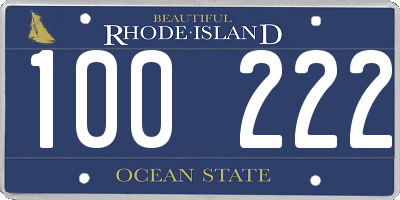 RI license plate 100222