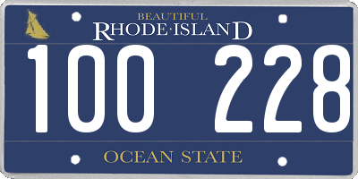 RI license plate 100228
