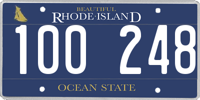 RI license plate 100248