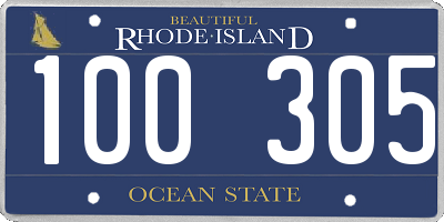 RI license plate 100305
