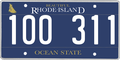 RI license plate 100311