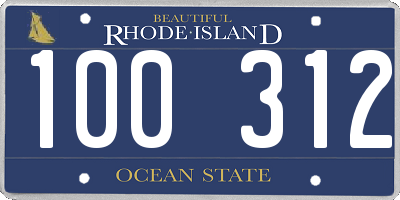 RI license plate 100312