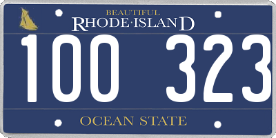 RI license plate 100323