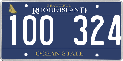 RI license plate 100324
