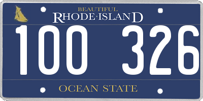 RI license plate 100326