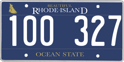 RI license plate 100327