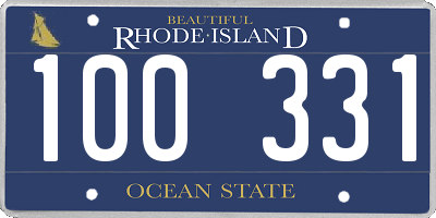 RI license plate 100331