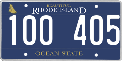 RI license plate 100405