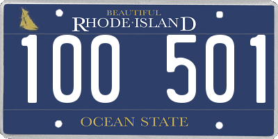 RI license plate 100501