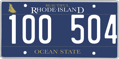 RI license plate 100504